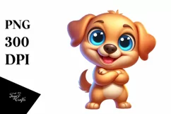 Colorful Cartoon Funny Crazy Baby Labrador Retriever | Product Image 3