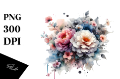 Splashing Flower, PNG Product Image 1