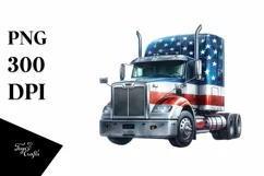 Detailed USA Truck Clipart Product Image 3