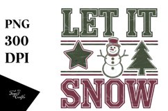 Let It Snow Christmas Png Product Image 5