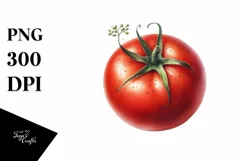 Watercolor Tomato | Sublimation Clipart Product Image 3