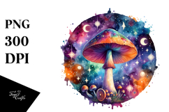 Vibrant Magical Celestial Mushroom Tarot Product Image 1