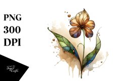 Stained Sweet Pea | Clipart Product Image 1