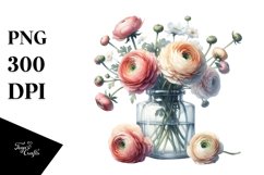 Bottle Ranunculus Clipart Product Image 1