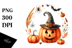 Simple Retro Pumpkin PNG Product Image 1