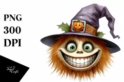 Funny Halloween Hat Goofy Smile | Clipart Product Image 3