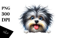 Crazy Fur Watercolor Havanese | Clipart Product Image 1