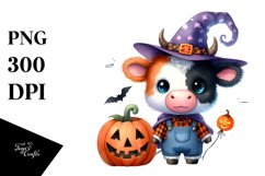 Cute Baby Cow Clipart Product Image 1