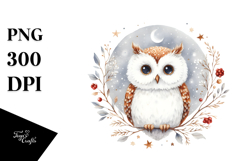 Simple Owl Illustration PNG Product Image 1