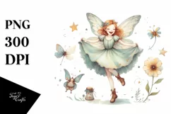 Excited Gothic Fairy PNG Product Image 1