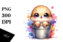 Cute Smiling in Recipient | Sublimation | Clipart Product Image 1