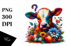 Colorful Baby Cow with Mystery to Solve Product Image 3