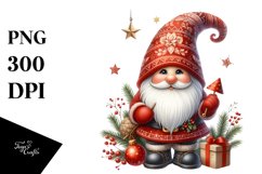 Detailed Christmass Gnome PNG Product Image 1