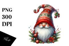 Detailed Christmass Gnome PNG Product Image 1
