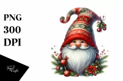 Detailed Christmass Gnome PNG Product Image 1