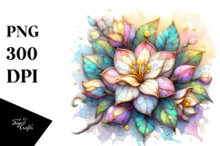 Wooden Stained Gardenia PNG Product Image 1