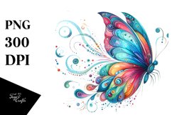 Colorful Butterfly Clipart Product Image 3