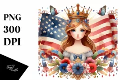 Elegant Vintage Princess Clipart Product Image 3