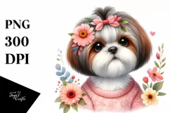 Funny Baby Shih Tzu | Sublimation | Clipart Product Image 3