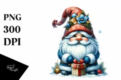 a detailed Christmas gnome, High-Res PNG Product Image 1