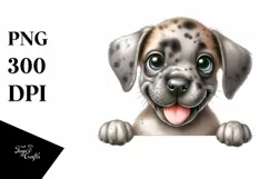 Cute Funny Baby Great Dane | Sublimation | Clipart Product Image 1