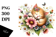 Whimsical Baby Cat PNG Product Image 1