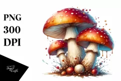 Detailed Glossy Mushroom, Transparent PNG Product Image 1