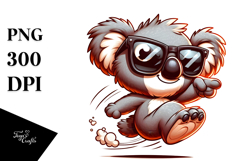 Quirky Bird with Sunglasses, PNG Product Image 1