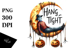 Funny Freddy Krueger on Moon PNG Product Image 1