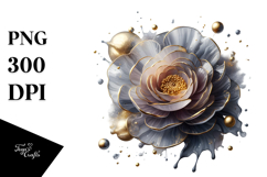 Abstract Ranunculus PNG Product Image 1