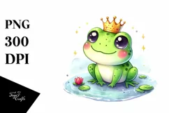Frog on a Pond Valentines Love |T-shirt, Mug PNG Product Image 8
