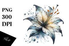 Abstract Lily Clipart Product Image 3