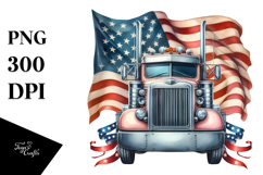 Vintage Semi Truck with Ribbons, 20 oz Tumbler Product Image 1