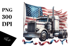 Vintage Semi Truck with Ribbons, 20 oz Tumbler Product Image 1