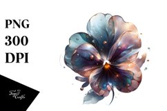 Abstract Shiny Pansy Like Material | Sublimation Clipart Product Image 1