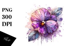 Stained Violet Clipart Product Image 3