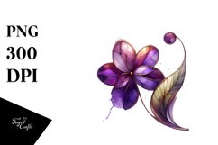 Abstract Stained Violet Clipart Product Image 3