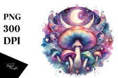 Celestial Mushroom Tarot PNG Product Image 1