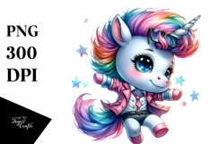 Dancing Baby Unicorn Clipart, Transparent PNG Product Image 3