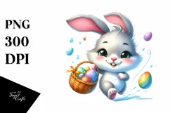 Easter Bunny Clipart |T-shirt, Mug PNG Product Image 8