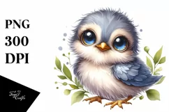 a cute baby bird, High-Res PNG Product Image 3
