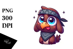 Goofy Bird with Bandana PNG Product Image 1
