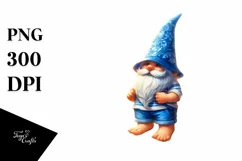 Vibrant Summer Gnome Digital Painting Clipart Product Image 3