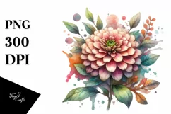 Detailed Stained Zinnia Marble | Clipart Product Image 1