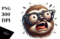 Exaggerated Cartoon Owl, PNG Product Image 1
