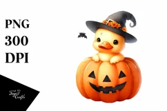 Cute Baby Duck Popping Out PNG Product Image 1