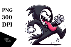 Aggressive Reaper in Suit, PNG Product Image 1