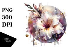 Abstract Gladiolus PNG Product Image 1