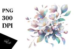 Shiny Jasmine -like Abstract, 20 oz Tumbler PNG Product Image 1