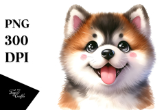 Creative Baby Akita PNG Product Image 1